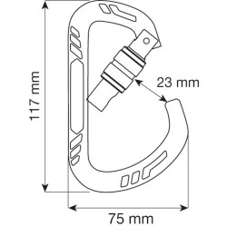 Camp Guide XL Lock Carabiner - SAHAS