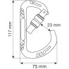 Camp Guide XL Lock Carabiner - SAHAS