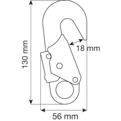 Camp Hook 18mm - SAHAS