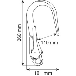 Camp Hook 110mm - SAHAS