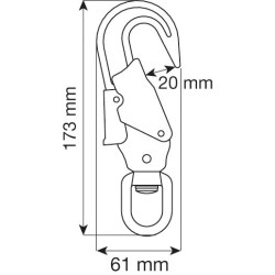 Camp Swivel Hook 20mm - SAHAS